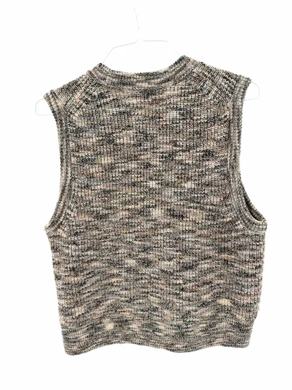MADEWELL Space-Dyed Boulier Crewneck Sweater Classic Luxury Sleeveless Vest - Image 7