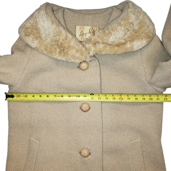 Vintage 60s Forstmann Stevens union label wool swing coat (see measureme… - Image 9