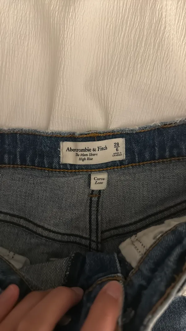 Abercrombie Shorts High-Rise Mom Curve Love - Image 3