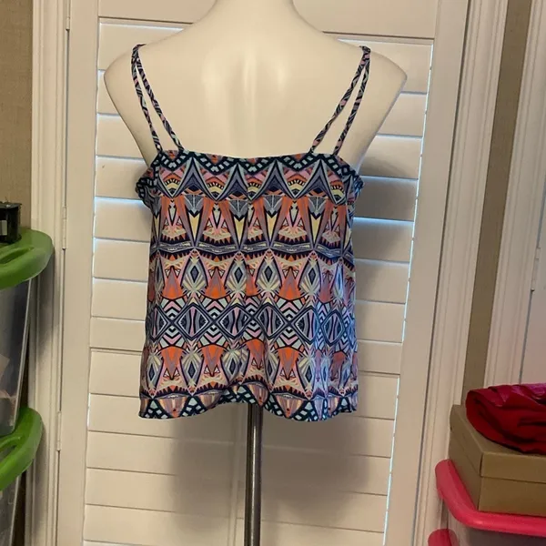 Derek Heart Multicolor Aztec Print Camisole - Image 3