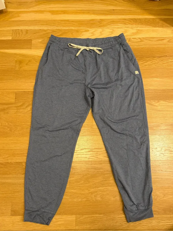 Vuori Performance Jogger Blue Heather Size Large - Image 4