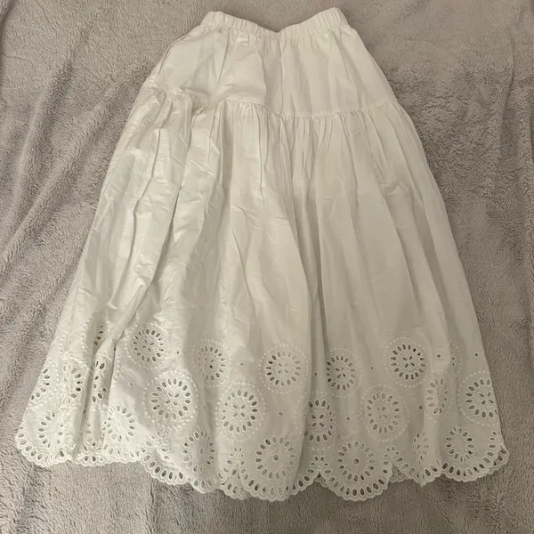 Abercrombie Eyelet Midi Skirt - Image 3