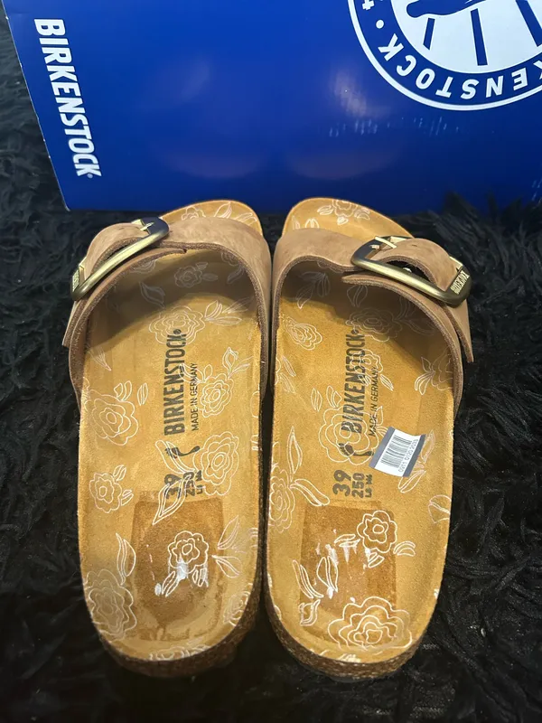 BIRKENSTOCK Madrid big buckle leather gladiator sandals slippers shoes new - Image 3