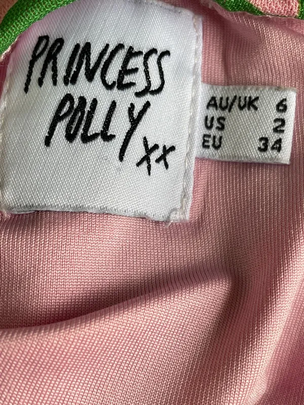 Princess Polly Pink & Green Checkered Stretchy Tank Top - Image 4