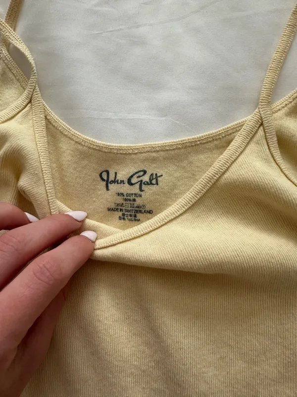 John Galt Tank Brandy Melville yellow  - Image 2