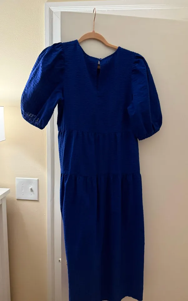 Old Navy Blue Midi Dress - Image 4