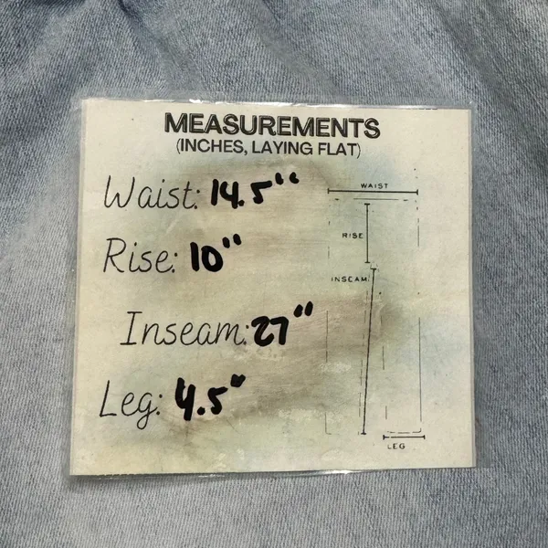 Almost Famous Womens Light Wash Denim Cargo Joggers Light Blue Size L - Image 6