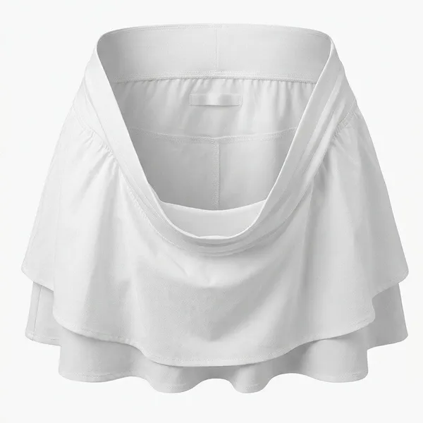 DSG Knit Stride HighRise Skort Womens XXL Pure White Tiered Athletic Tennis Golf - Image 2