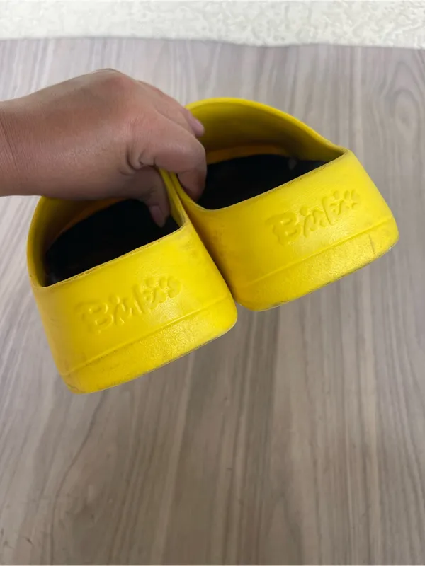 Birkenstock Yellow Slip-On EVA Clogs - Image 5