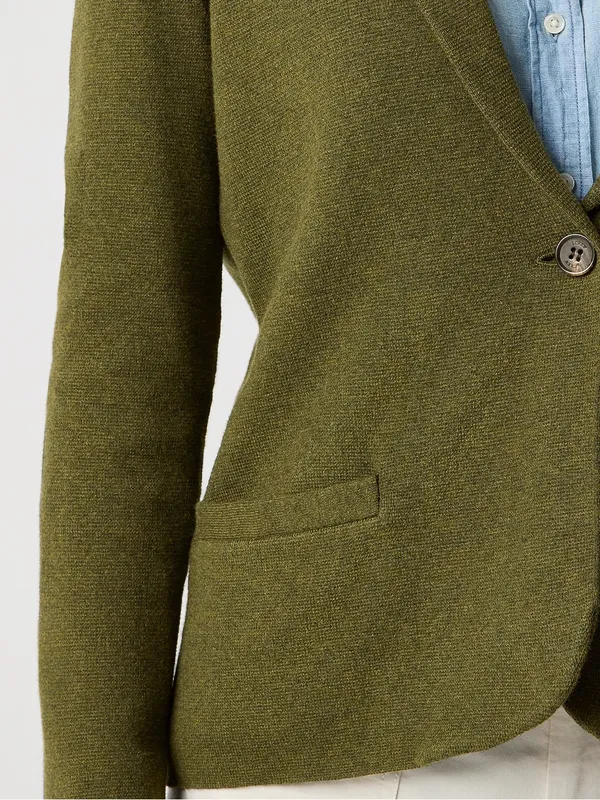 J. Crew Green Schoolboy Classic Fit Sweater Blazer Size XS - Image 2
