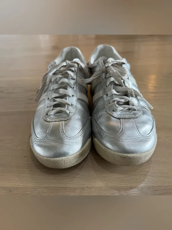 Gola Torpedo Glimmer sneaker silver / off white size 9 - Image 4