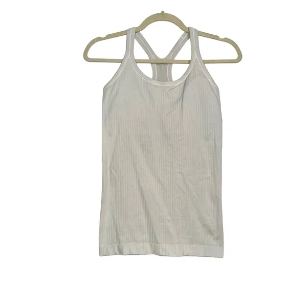 Lululemon Ebb To Street II Gray Racerback Tank Top 6 - Image 4