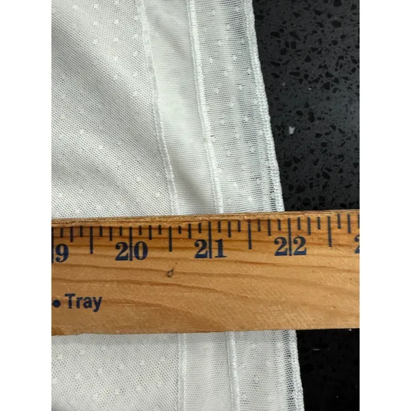 Lululemon Womens Long‎ Sleeve Mesh Hem Activewear Top Off-White Cream Size 8/10 - Image 7