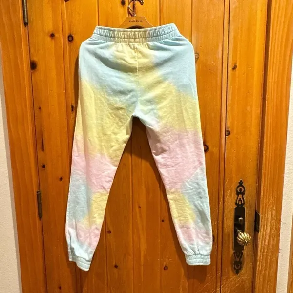 Frankie's Bikinis Aiden Sweatpant Rainbow Tie Dye medium - Image 5