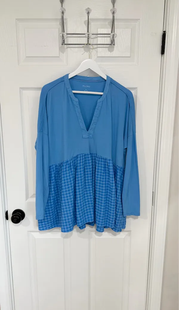Anthropologie Pilcro Long Sleeve Babydoll Top - Image 9