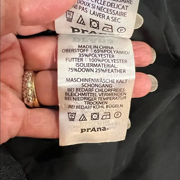 Prana Ronnie long down trench coat size XS - Image 7