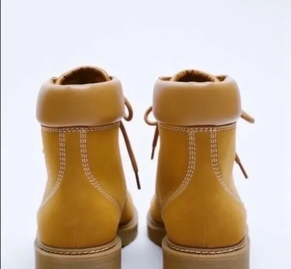 Zara lace up ankle boots Size 6.5 (New with tag) - Image 3
