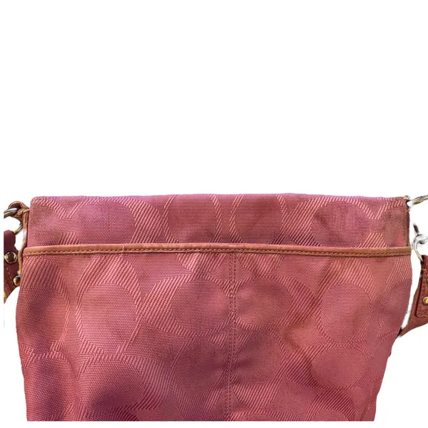 Coach Purple Signature CC Crossbody Purse F14872 - Image 9