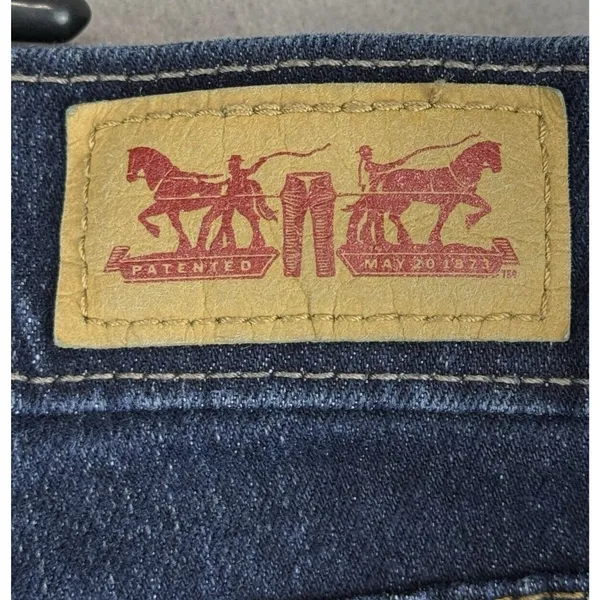 Levi’s 524 Skinny Jeans Women's Size 17 Dark Wash Skinny Red Tab Stretch - Image 7