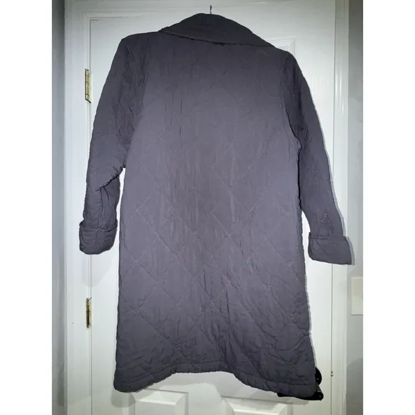 Free People‎ Women's XS Oversized Gray Quilted Happy Day Dreamer Jacket - Image 8