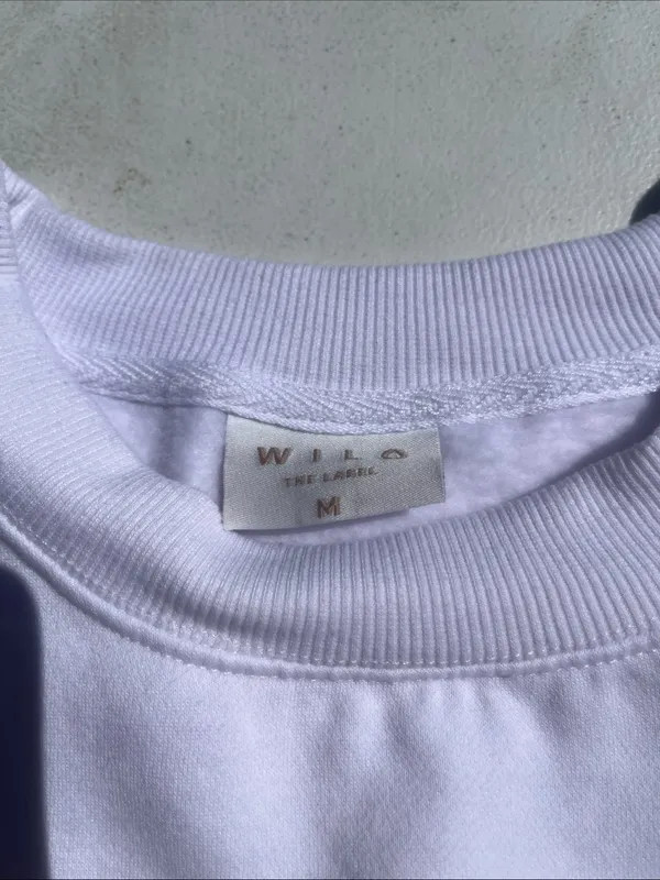White Tennis Club Crewneck Sweatshirt - Image 2