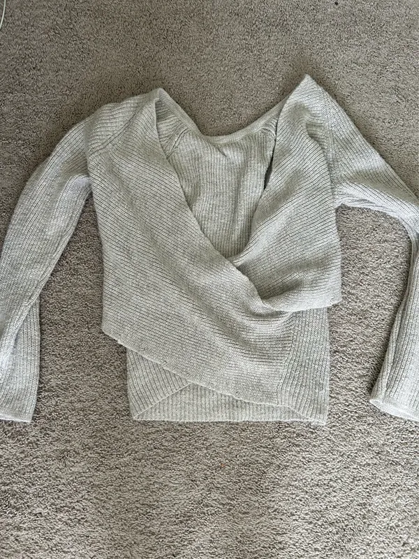 Aerie wrap knit sweater - Image 3