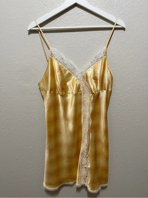 Vintage 2000s Victoria’s Secret Angels Satin Slip Dress Size Large Y2K - Image 2