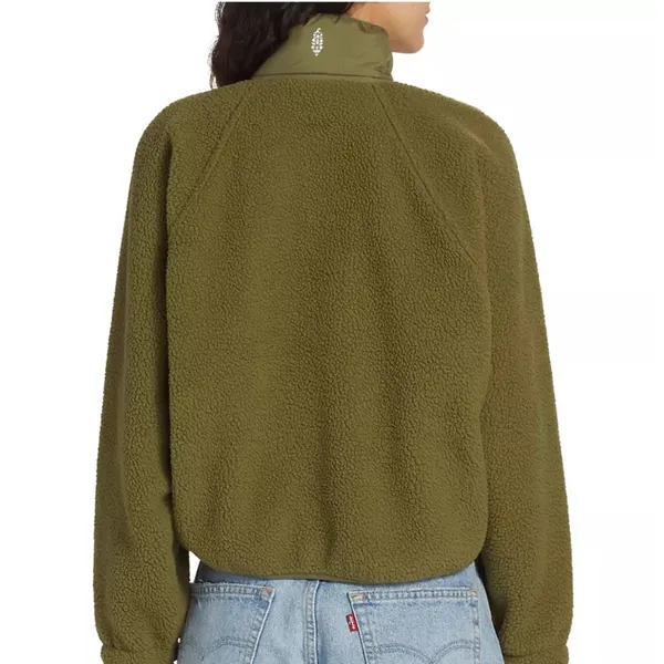 Movement Hit The Slopes Fleece Jacket | Army Green - Image 3