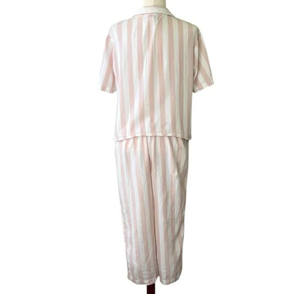 Sincerely Jules Pink & White 2 pc Pajama Set - Image 8