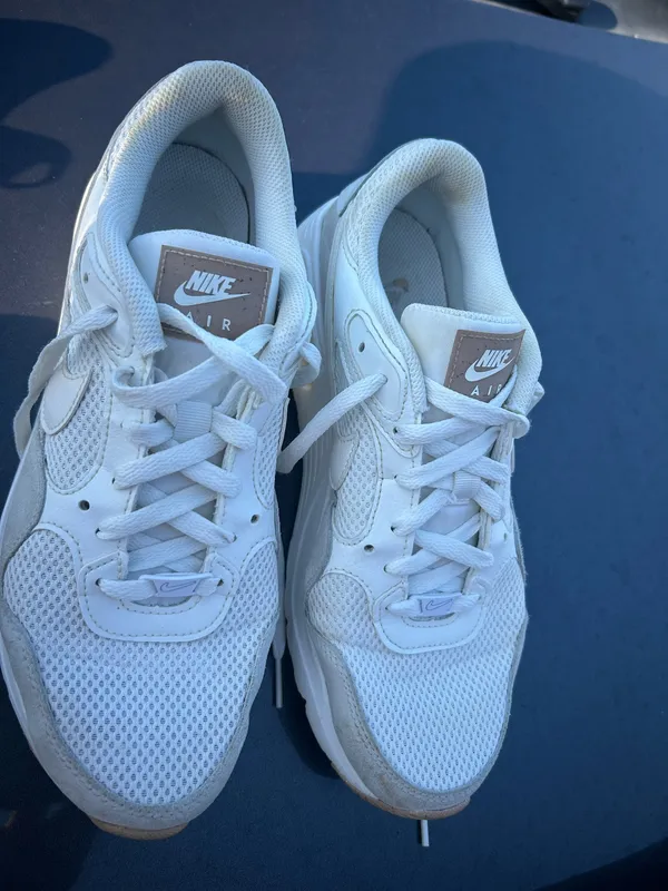Nike Air Max Running Shoes Women’s 10 Dawn White Cream - Image 2