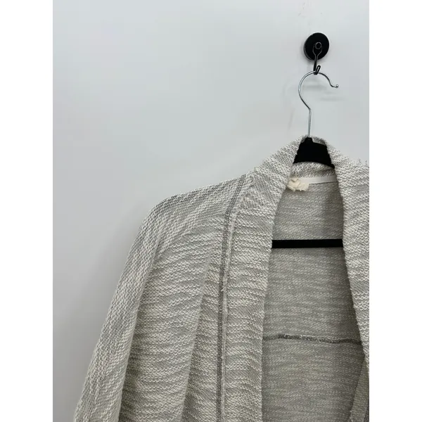 KyeMi Lagenlook‎ Oversized Knit Cardigan Sweater Womens Boho Pockets Gray Sz M - Image 5