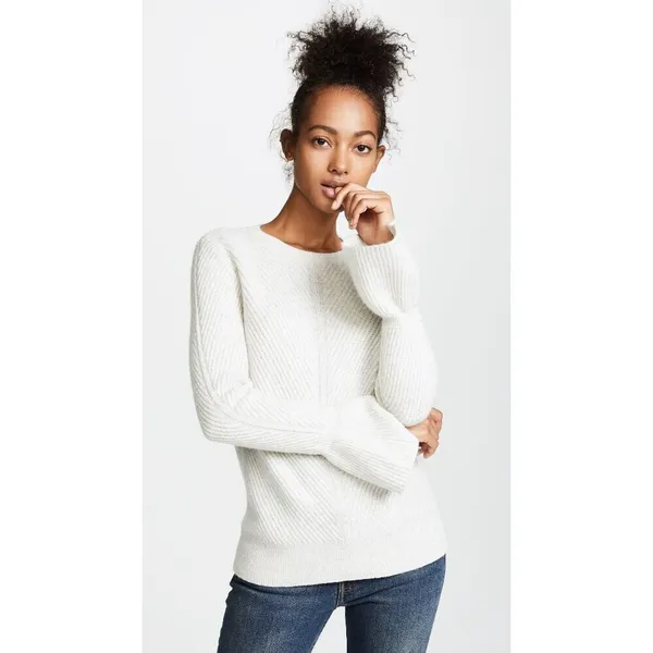 Club Monaco Sweater‎ Women Small Gray Wool Cashmere Blend Bell Sleeve Andreah - Image 3