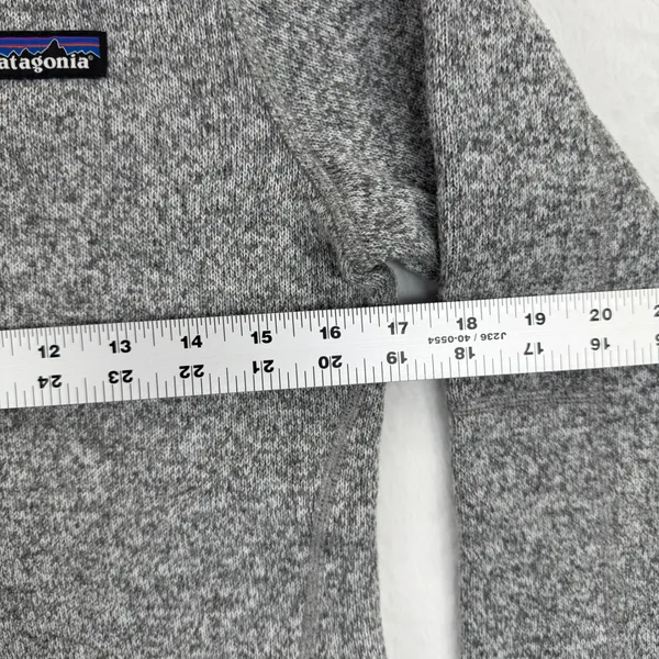 Patagonia Better Sweater Gray Pullover Small RCP‎ Advisors Logo Quarter Zip - Image 2