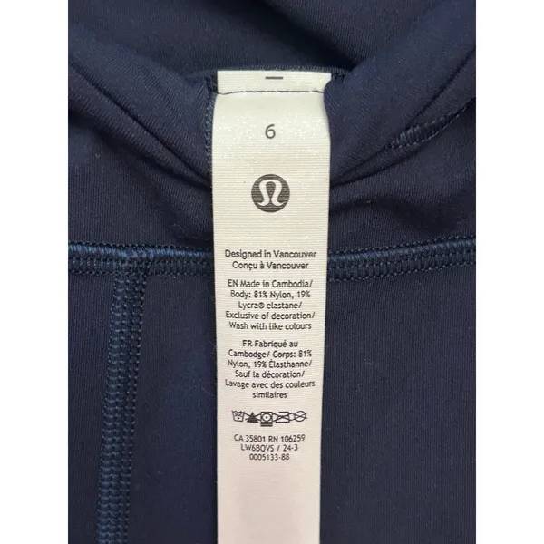 Lululemon Align true navy size 6 leggings 23” brand new authentic - Image 5