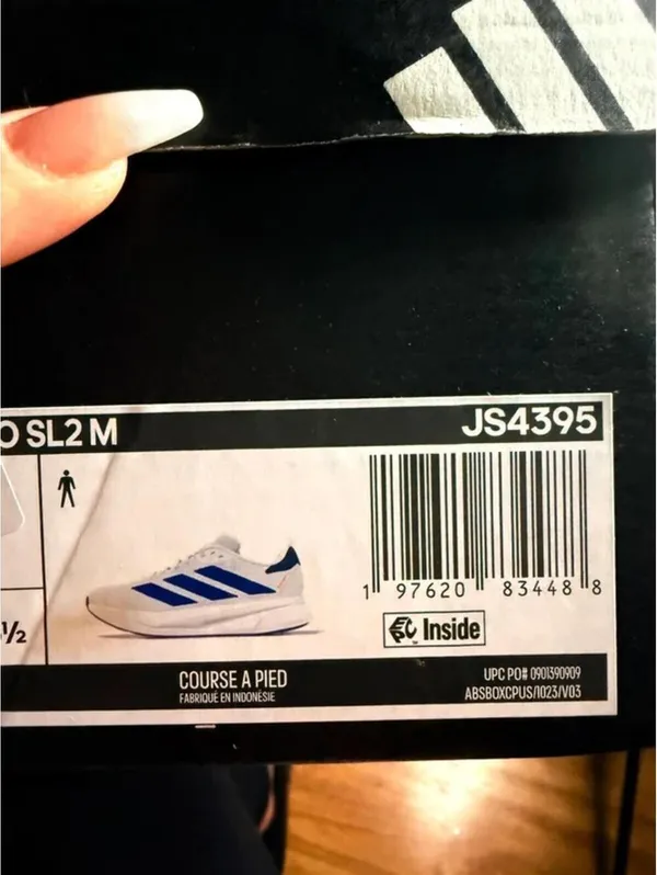 Adidas Duramo SL2 Royal Blue Running Shoes Men’s 7 Women’s 8 JS4395 NWT - Image 7