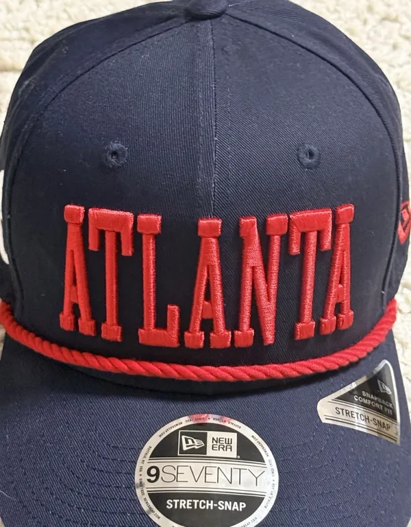New Era Atlanta Braves MLB 9Seventy Stretch Snapback Hat - Image 3