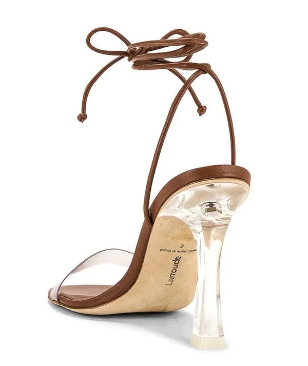 Larroude Gloria Heel Brown Size 5.5 - Image 3