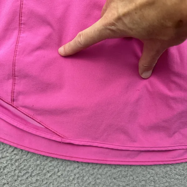 Lululemon Hotty Hot Skirt Skort High Rise Sonic Pink Athletic Tennis Women's 14 - Image 2