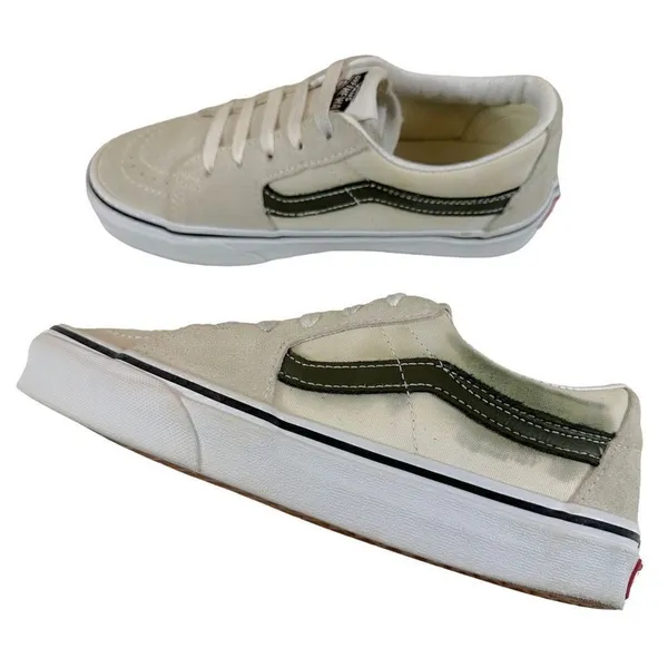 VANS Utility Pop Sk8t Low Blanc De Blanc Size 5.5 - Image 3