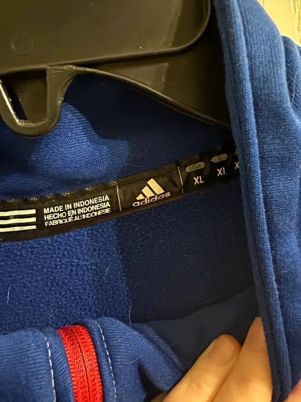COPY - adidas KU Jayhawks Zip-Up Athletic Jacket - Image 4