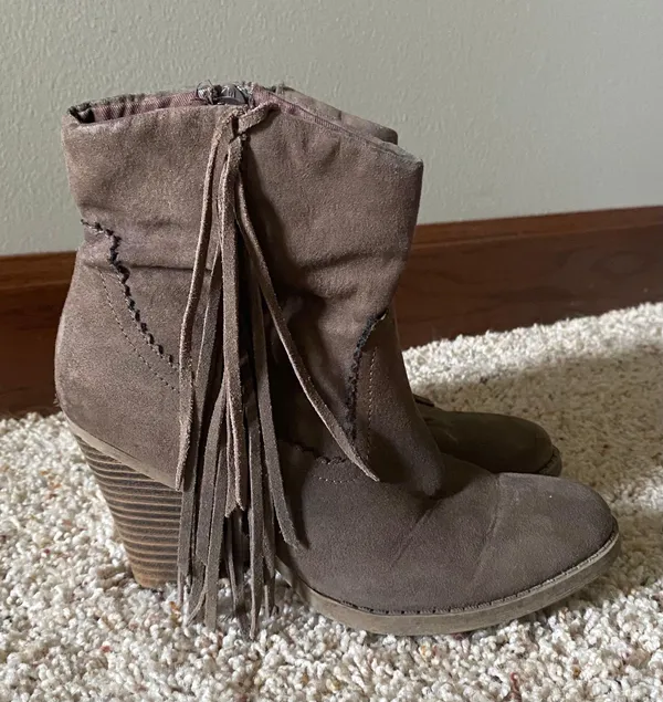 Mossimo Fringe Booties - Image 2