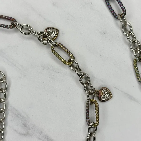 Heart Charm Silver Gold Chain Belt 2X/3X (2X/3X) ✨ - Image 11