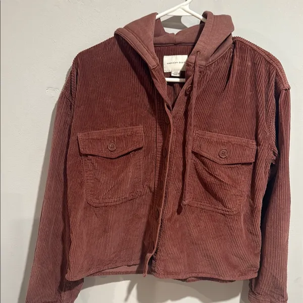 American Eagle Outfitters Corduroy Jacket in Rust - Image 3