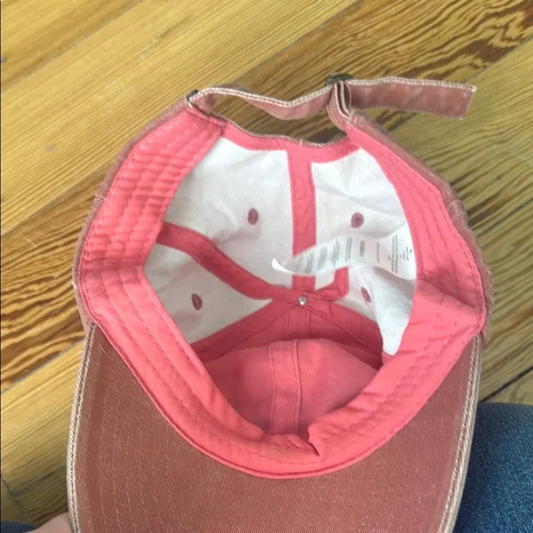 Rip Curl Pink Distressed Baseball Cap - Image 4