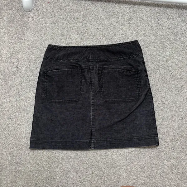 Athleta Dark Gray Vintage Ridge Corduroy Mini Skirt - Image 5