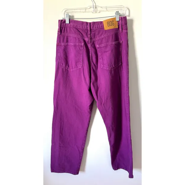 Urban Outfitters BDG Relaxed Cowboy Straight Baggy Denim Jeans Purple Size 31 - Image 3
