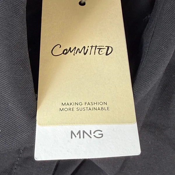 Mango MNG Black Sleeveless Maxi Dress 423TIBI Sustainable Viscose NWT Womens 6 M - Image 8