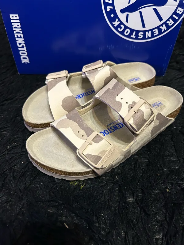 BIRKENSTOCK Arizona camouflage soft footbed sandals slippers shoes women’s eur 39 new - Image 5