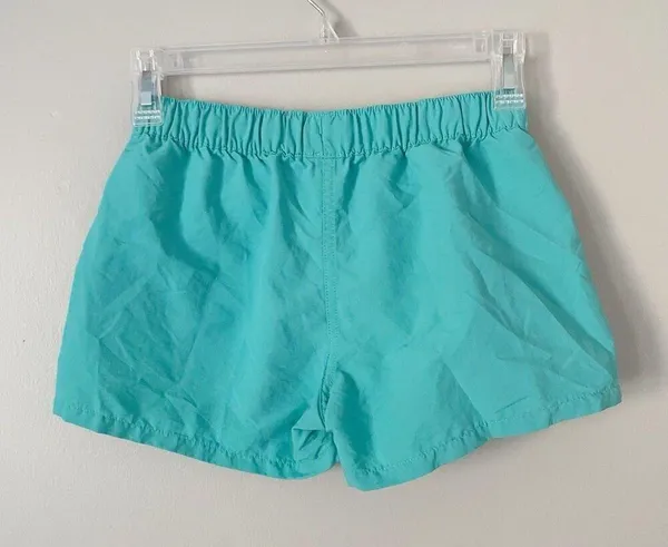 Patagonia Size XS Barely Baggies Aqua Blue 2” Inseam Shorts Nylon - Image 4