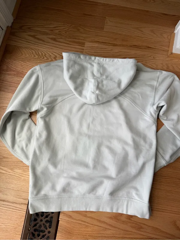 lululemon All Yours Hoodie French Terry 100% Cotton Gray - Size 12 - Image 6